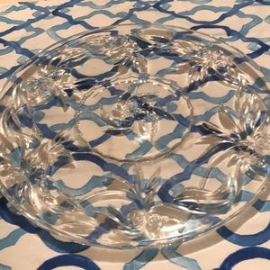 Crystal Cake Plate
